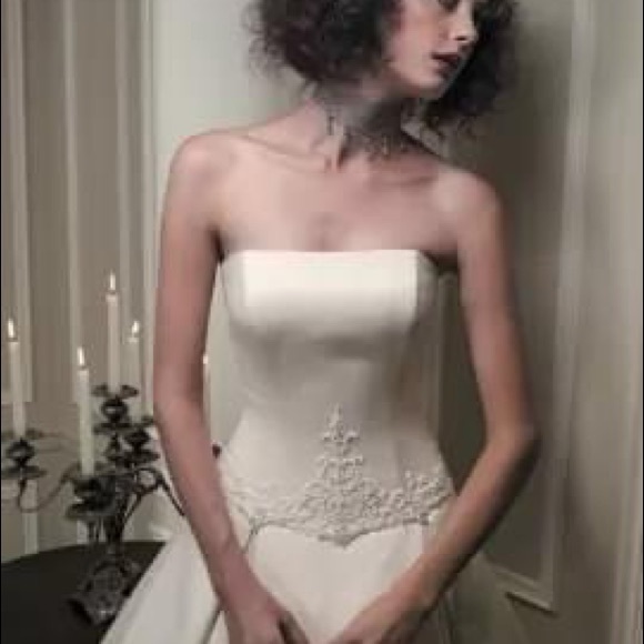 Casablanca Carissa Strapless Wedding Dress 1785 - Picture 2 of 7